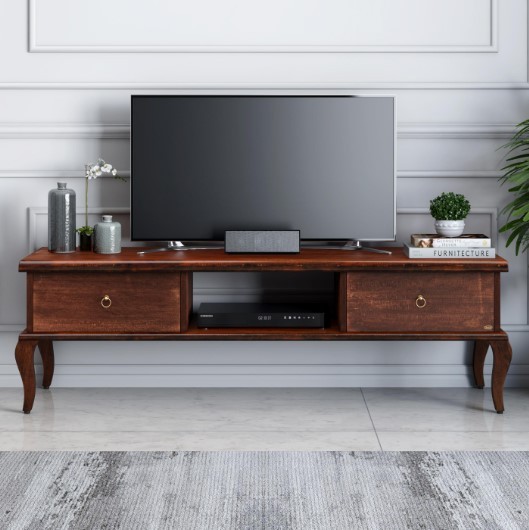 Beautiful TV Unit in Walnut Finish