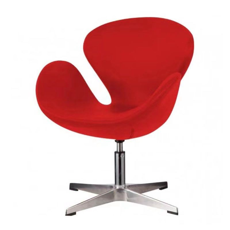 Swan Metal Chair With Fabric work