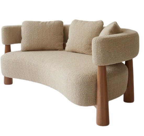 3+1+1 Oak Wood Premium Sofa Set