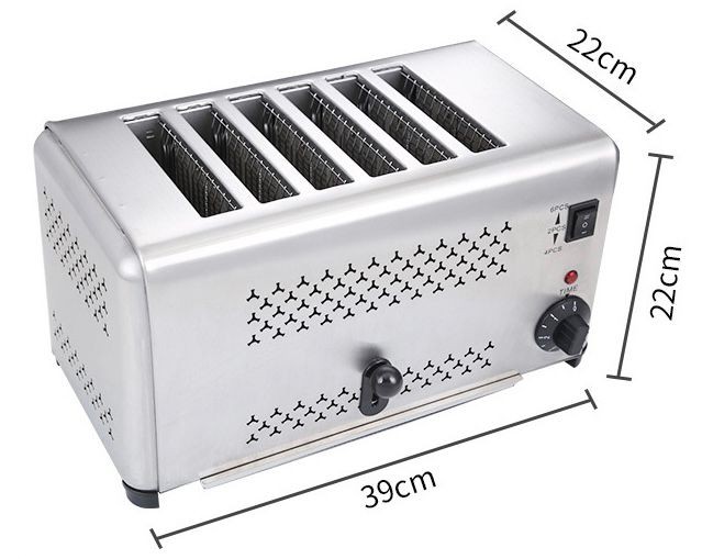 Pop Up Toaster 6 Slice