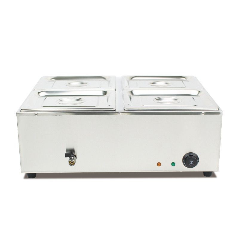 Electric Bain Marie Table Top 4 Pans
