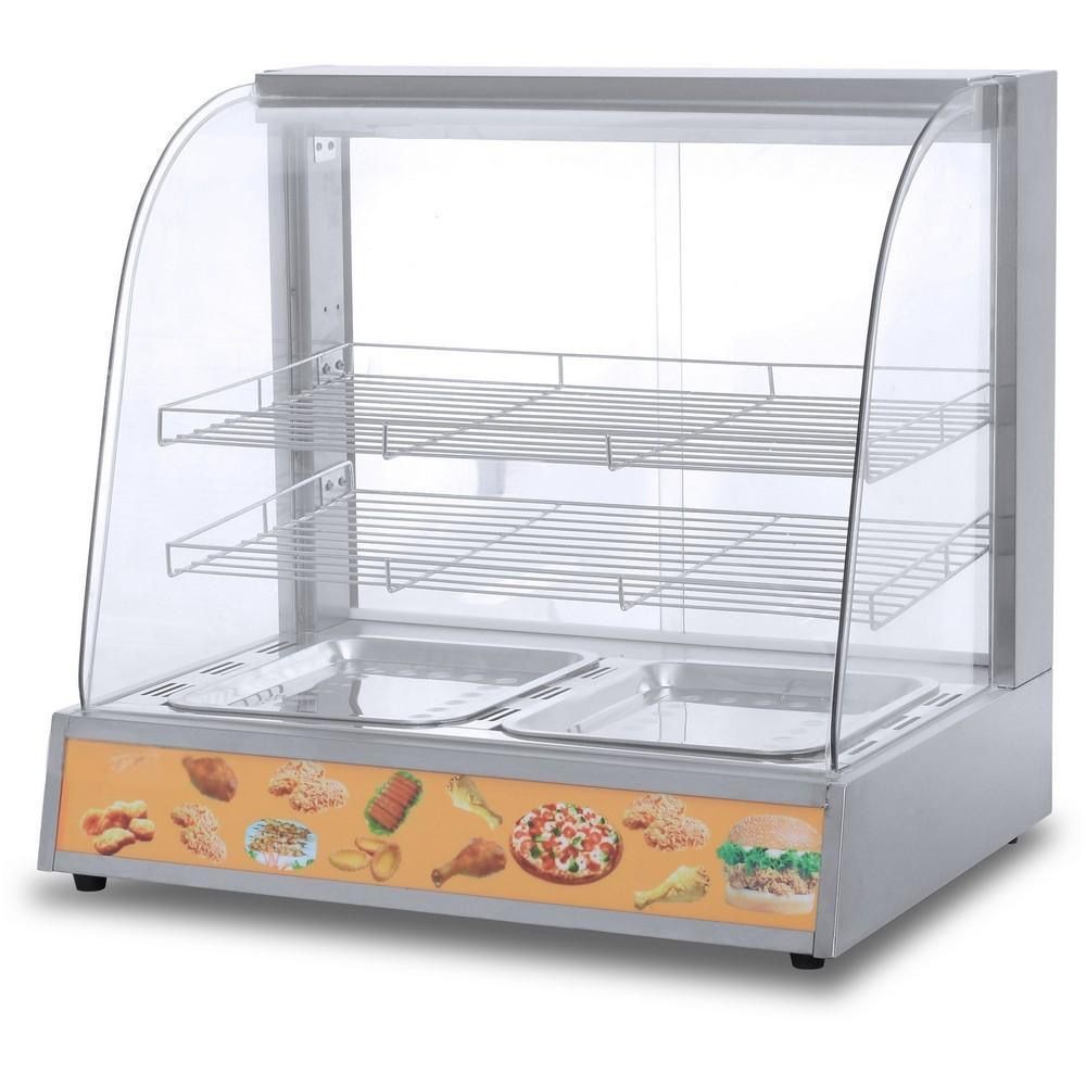 Imported Round Glass Food Warmer Small