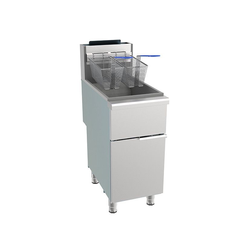 Manual Gas Fryer With Milivolt Control