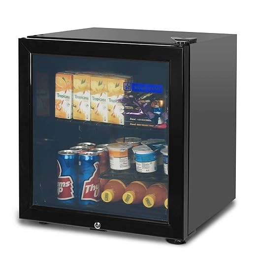 Blue Star VC65D Single Door Visi Cooler (55 Ltrs, 3 shelves, Black)