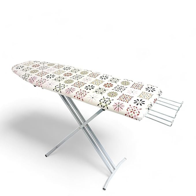 Classic T-Leg Wood Premium Foldable Ironing Board (Bloom)